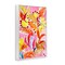 Stupell Industries Orange Botanicals on Pink Framed Giclee Wall Art Design by Victoria Barnes